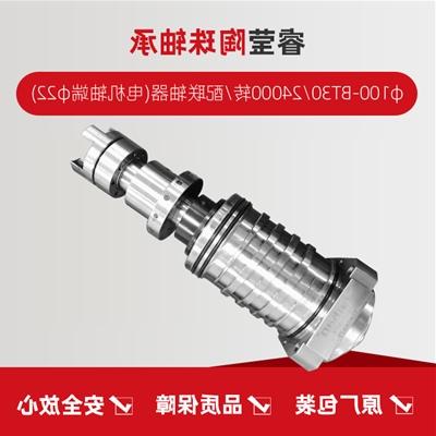 睿莹/陶珠轴承/φ100-BT30/24000转/配联轴器(电机轴端φ22)/拉杆加长1.5MM